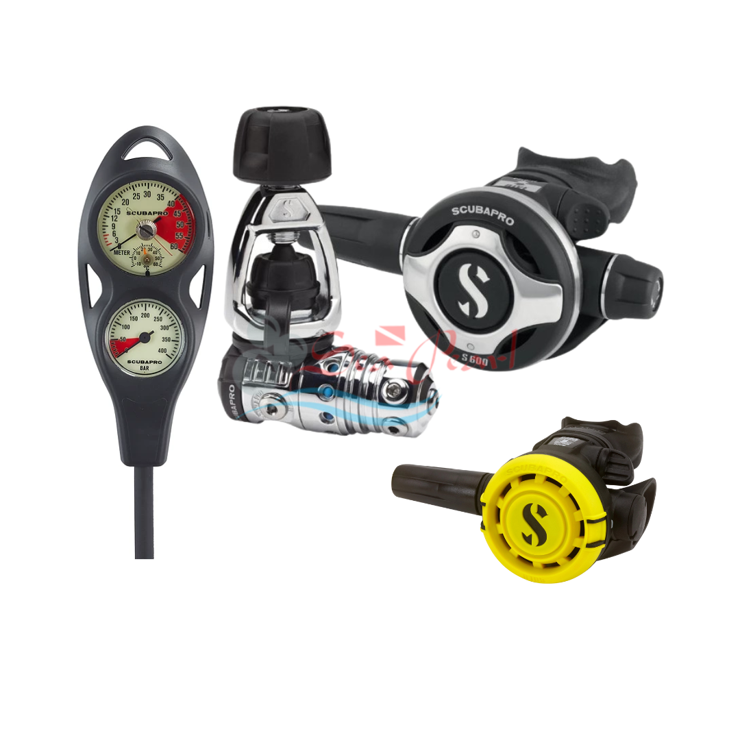 Regulator Package Set MK25Evo, S600, 2in1 Pressure Gauge