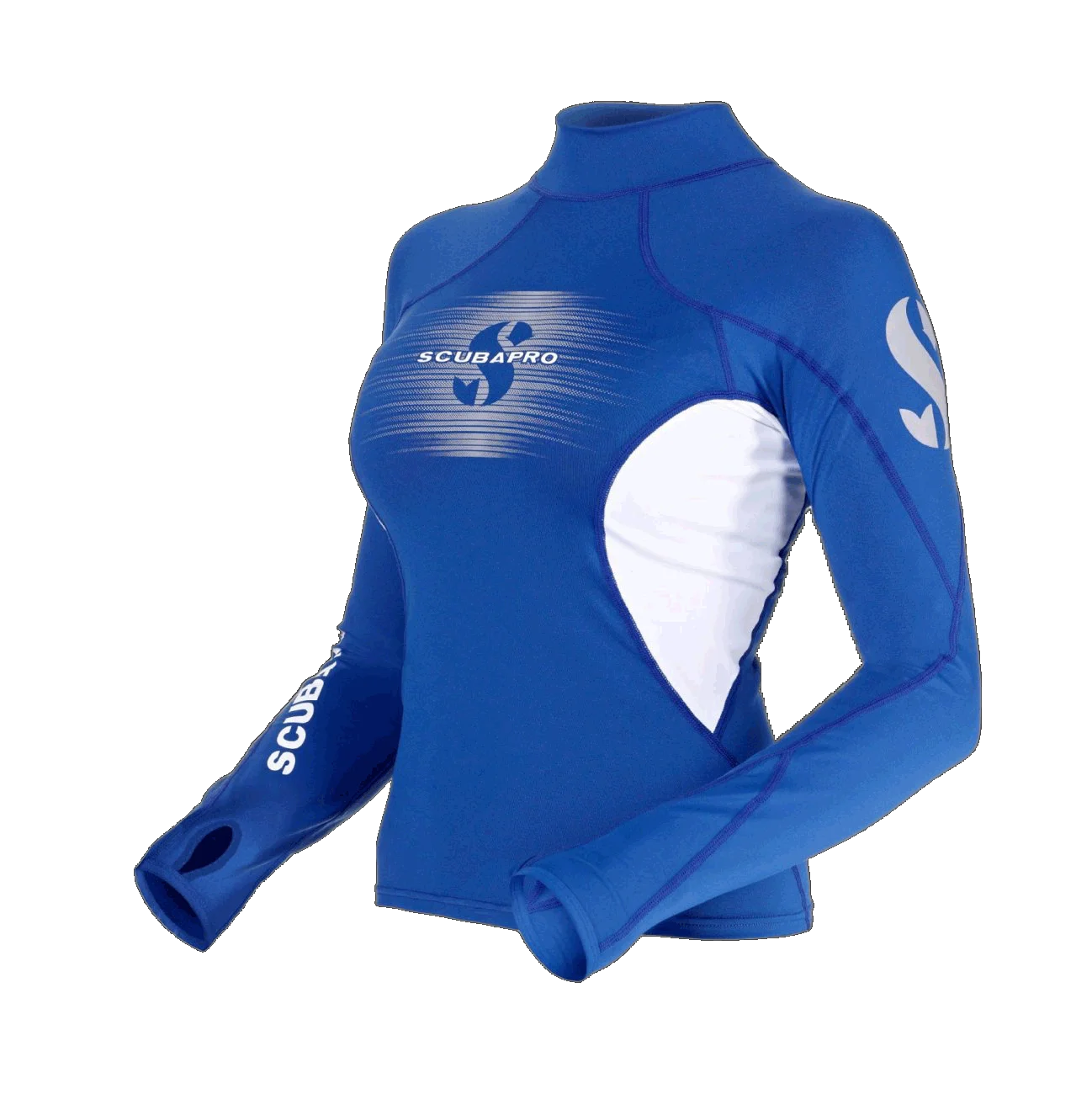 Scubapro T-flex Long Sleeve Women Blue White