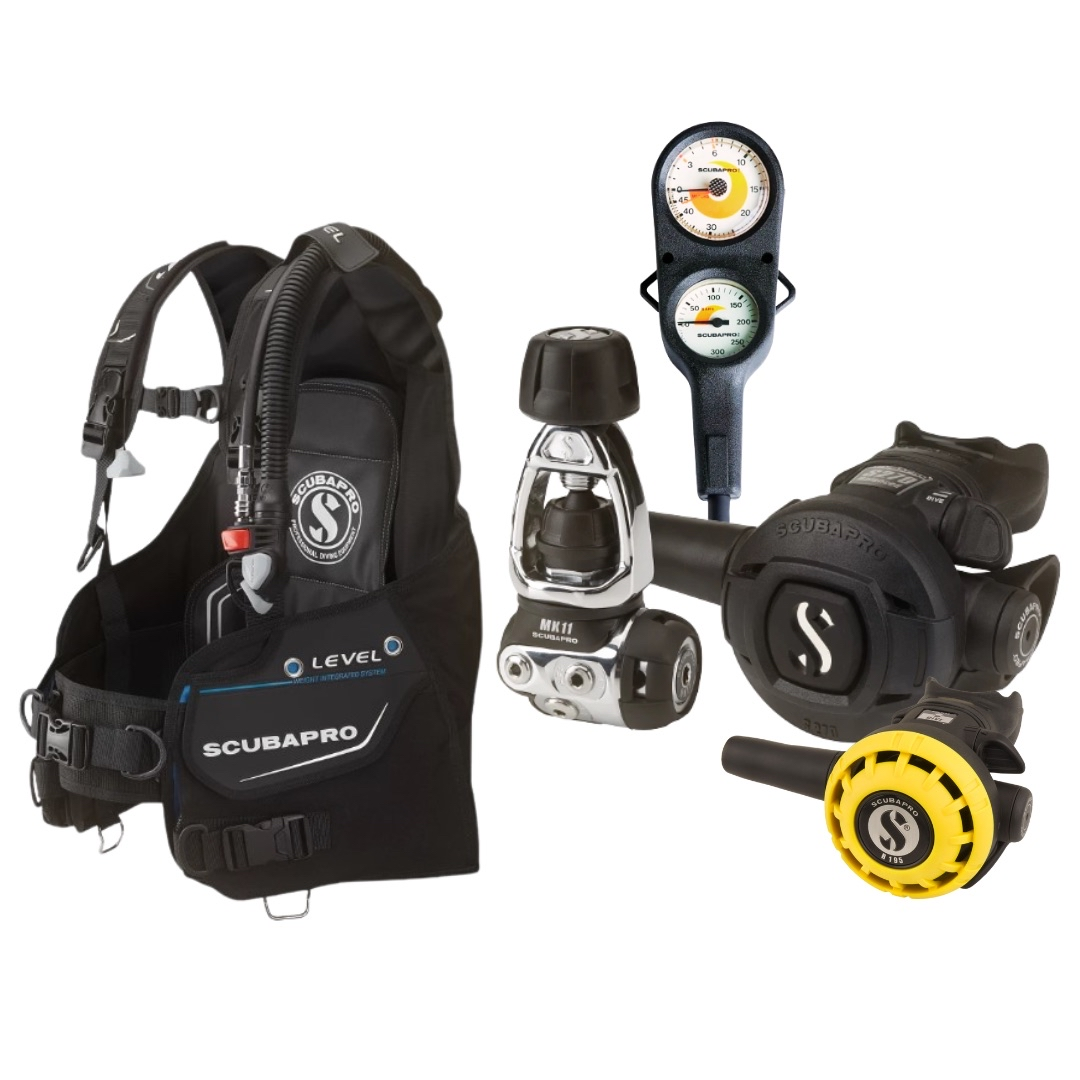 Scubapro BCD Regulator Gauge Package Level