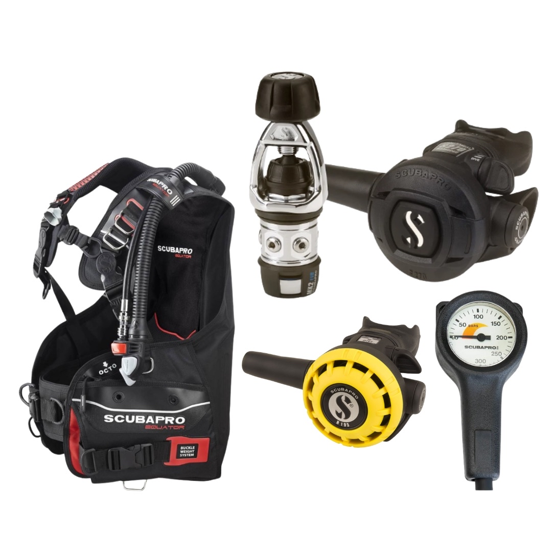 Scubapro BCD Regulator Gauge Package Equator XL