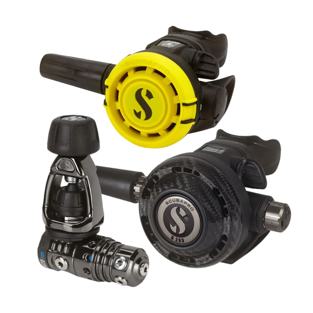 Scubapro Regulator System MK25 Evo BT/G260 Carbon Blacktech (FREE OCTO)