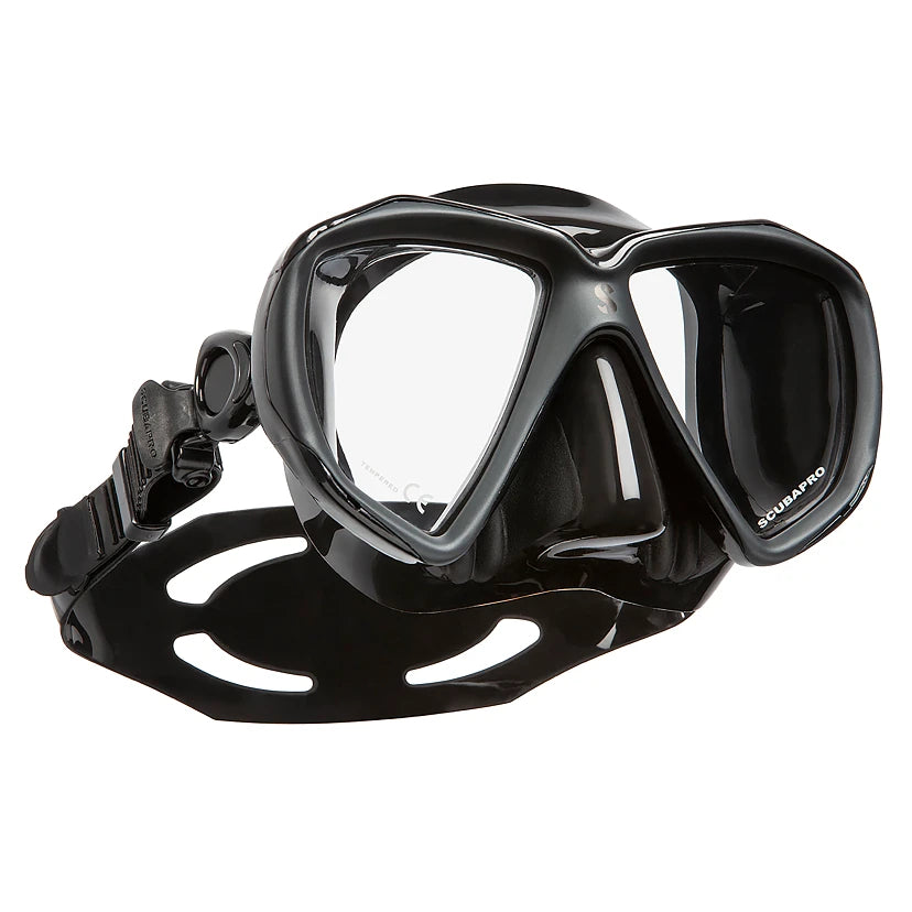 Scubapro Spectra Diving Mask - Black Skirt with Dry Snorkel