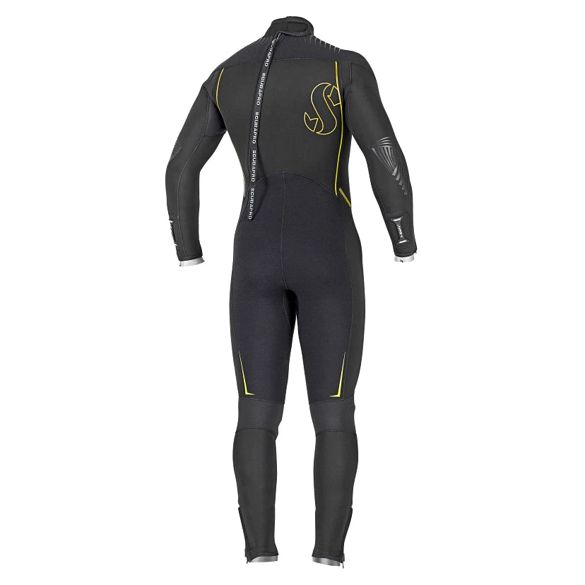 Scubapro Definition Wetsuit 3mm w zippers Black/Yellow - Men s