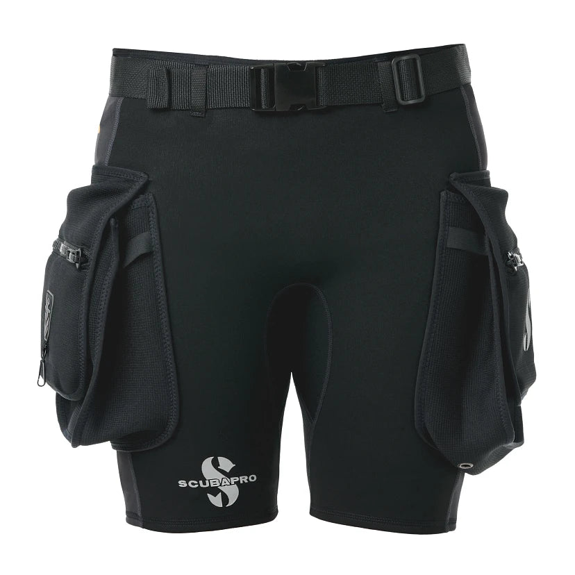 Scubapro Hybrid Shorts 1mm w cargo pockets & Belt